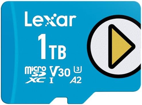 Lexar Tarjeta micro SD azul Play de 1 TB, UHS-I, C10, U3, V30, A2, 4K, - Image 2