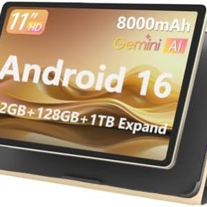 Alternative view of Tablet Android 16 de 11 pulgadas, 32 GB de RAM + 128 GB de ROM (expans