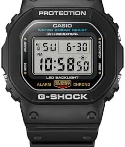 Alternative view of Casio G-Shock DW5600UE-1CR Reloj cuadrado digital clásico resistente a