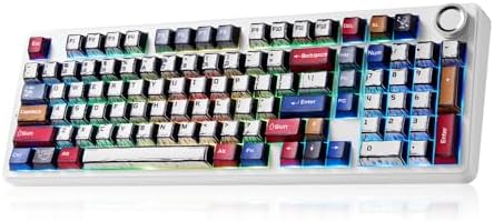Teclado mecánico Aula F99 Pro, teclados inalámbricos para juegos RGB - Image 2