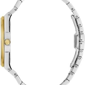 Bulova Mens Dress Classic Quartz Two Tone Stainless Steel Watch, Patte - Image 3