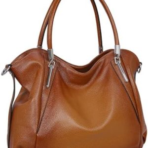 Alternative view of HESHE Bolsos de hombro de cuero para mujer, bolsos de mano, bolsos con