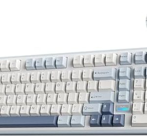 Alternative view of YUNZII Teclado mecánico inalámbrico B98 PRO 96% (azul, interruptor de