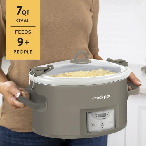 Crockpot® - Olla de cocción lenta programable de 7 cuartos de galón, c - Image 3