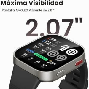 Amazfit Reloj inteligente Bip Max, pantalla AMOLED de 2.07", GPS, iOS - Image 3