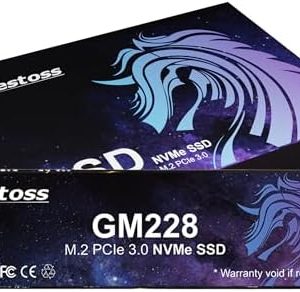 Alternative view of Bestoss SSD interno NVMe M.2 SSD PCIe 3.0 2280 de 1 TB, hasta 2400 MB/