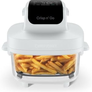 Alternative view of Chefman Crisp n' Go - Freidora de aire de vidrio de 4 cuartos de galón