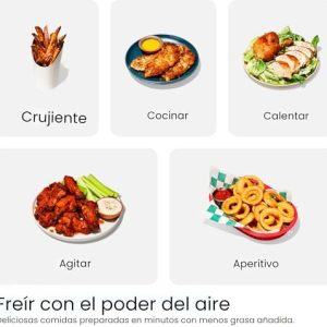 Chefman TurboFry Touch Freidora de Aire Doble, Maximiza las Comidas Má - Image 3