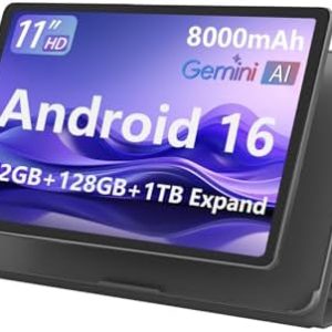 Alternative view of Tablet Android 16 de 11 pulgadas, 32 GB de RAM + 128 GB de ROM (expans