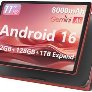 Alternative view of Tablet Android 16 de 11 pulgadas, 32 GB de RAM + 128 GB de ROM (expans