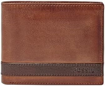 Fossil Billetera de cuero Quinn para hombre con billetera de identific - Image 2