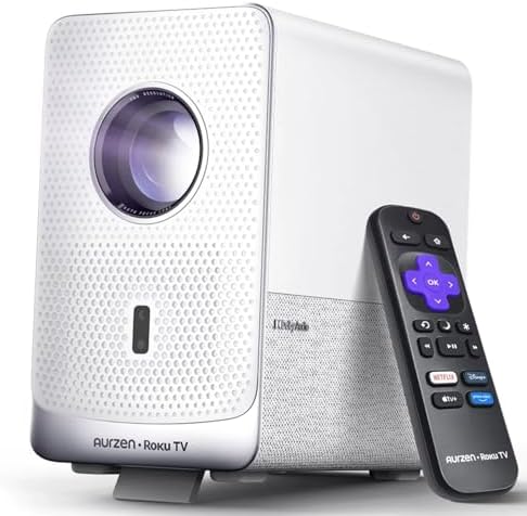 Aurzen Roku TV D1R Cube - Proyector inteligente para exteriores con Wi - Image 2