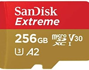 Alternative view of SANDISK 256GB Extreme microSD Card + Adapter, Up to 190MB/s Read Speed