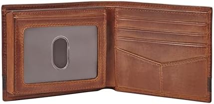 Fossil Billetera de cuero Quinn para hombre con billetera de identific - Image 3