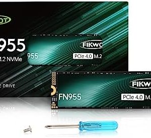 Alternative view of Fikwot FN955 2TB NVMe SSD M.2 2280 PCIe Gen4x4, hasta 7300 MB/s, unida