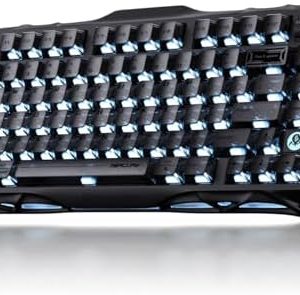 Alternative view of GravaStar Teclado mecánico inalámbrico para juegos Mercury K1 75% con