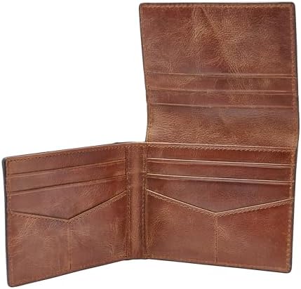 Fossil Billetera para hombre, Derrick de piel con bloqueo RFID, triple - Image 3