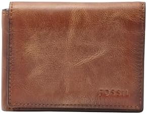 Fossil Billetera para hombre, Derrick de piel con bloqueo RFID, triple - Image 2