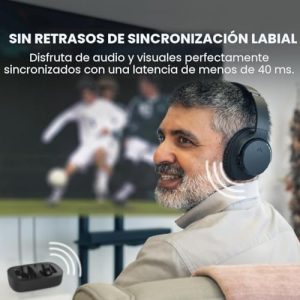 Avantree Ensemble - Auriculares inalámbricos para ver televisión para - Image 3