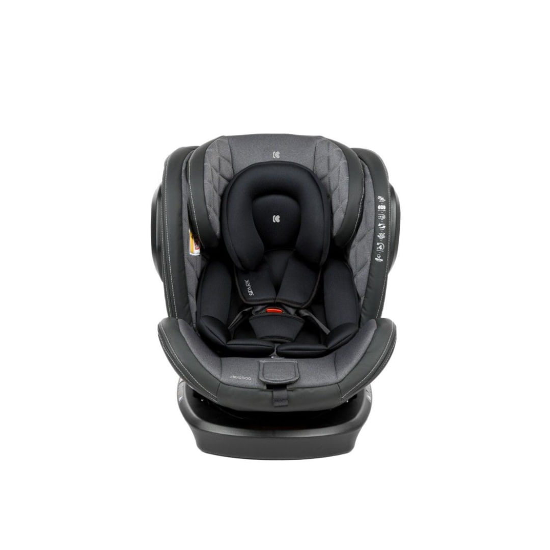 Silla De Auto 0-1-2-3 (0-36 Kg) Stark Isofix Gris Oscuro