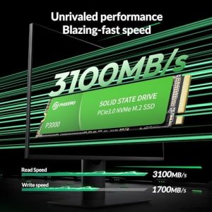 PHIXERO P3000 SSD NVMe de 512 GB, PCIe Gen3x4, M.2 2280 NVMe, velocida - Image 3
