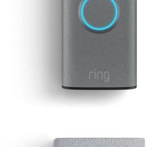 Ring Timbre de batería (modelo más nuevo), gris moteado con timbre (mo