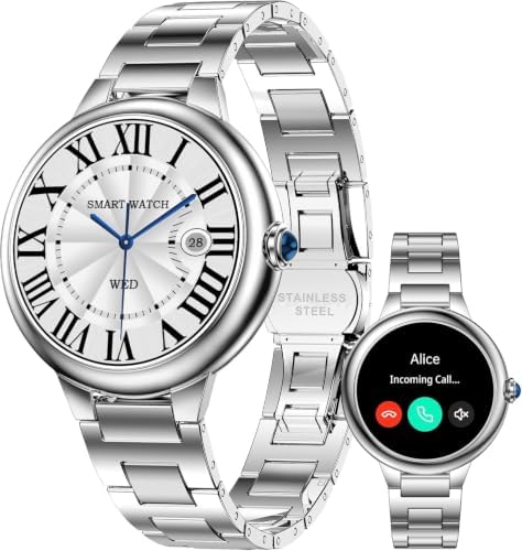 Relojes inteligentes de lujo para mujer, 1.19 "AMOLED, DA GPT, respond - Image 2