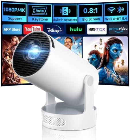 Mini proyector con WiFi 6 y BT 5.4, aplicaciones integradas 2026 - Image 2