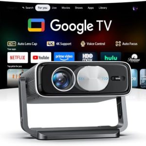Alternative view of Proyector inteligente 4K [incluido con Google TV Stick] con WiFi y Blu