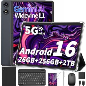 Alternative view of 2026 Android 16 Tablet con teclado - Tableta electrónica de 10 pulgada