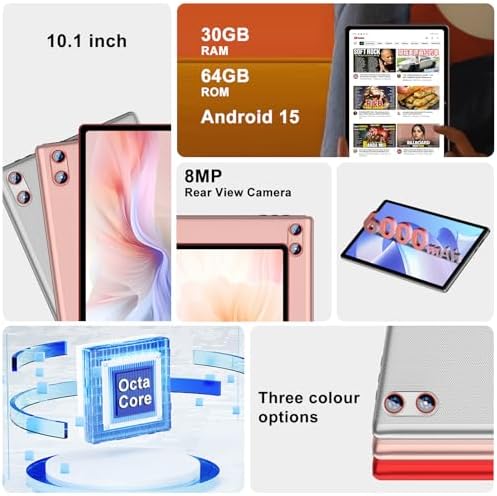 Tableta Android con teclado de 30 GB+64 GB+1 TB, tableta de 10 pulgada - Image 3