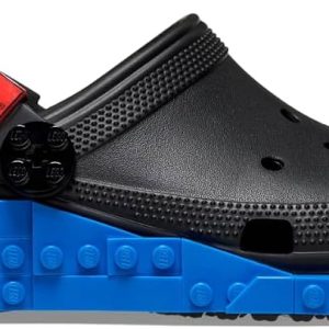 Crocs Zuecos clásicos unisex para adultos, con sistema LEGO para mujer