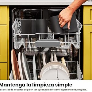 Chefman Freidora de Aire de Doble Canasta de 6 Cuartos - Pantalla Táct - Image 3