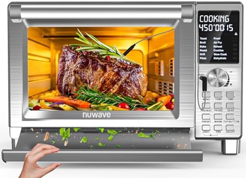 Nuwave Bravo XL Pro Air Fryer Toaster Oven, Improved 100% Super Convec - Image 2
