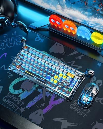 GravaStar Mercury K1 Pro Teclado mecánico inalámbrico para juegos, 75% - Image 3
