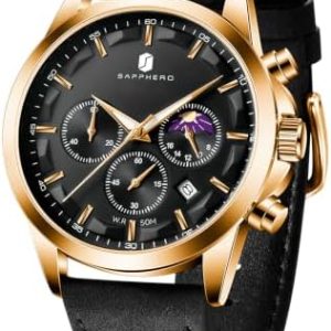 Alternative view of BENYAR Relojes para hombre, cronógrafo analógico de cuarzo, impermeabl