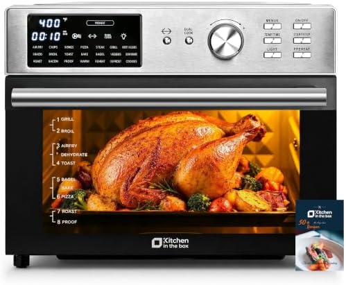 Horno tostador con freidora de aire grande de 31.7 cuartos de galón, p - Image 2