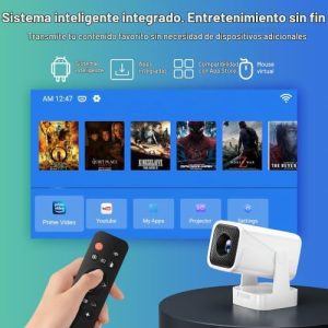 Mini proyector inteligente, proyector nativo 1080P con WiFi y Bluetoot - Image 3