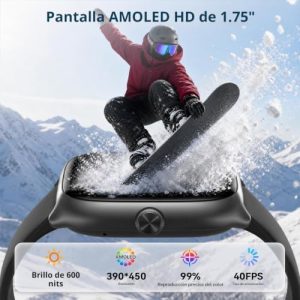 Gydom Reloj inteligente para mujeres y hombres, llamada Bluetooth, rel - Image 3