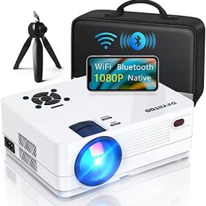 Alternative view of Proyector Native 1080P con WiFi 6 y Bluetooth bidireccional, proyector