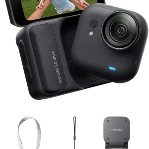 Insta360 GO Ultra Black - Cámara de vlogging manos libres 4K