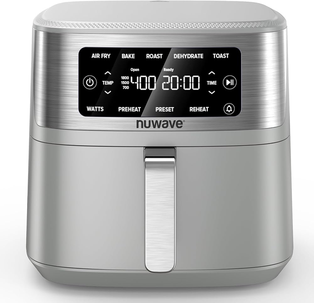 Nuwave Brio Plus - Freidora de aire de 7 cuartos de galón, resultados