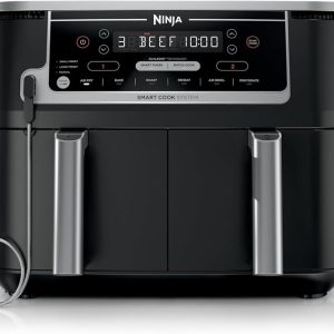 Ninja Foodi - Freidora de aire, 10 cuartos de galón DualZone Smart XL,