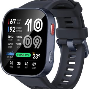 Amazfit Reloj inteligente Bip Max, pantalla AMOLED de 2.07", GPS, iOS