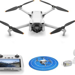 DJI Mini 3 Drone con control remoto de pantalla con luz estroboscópica