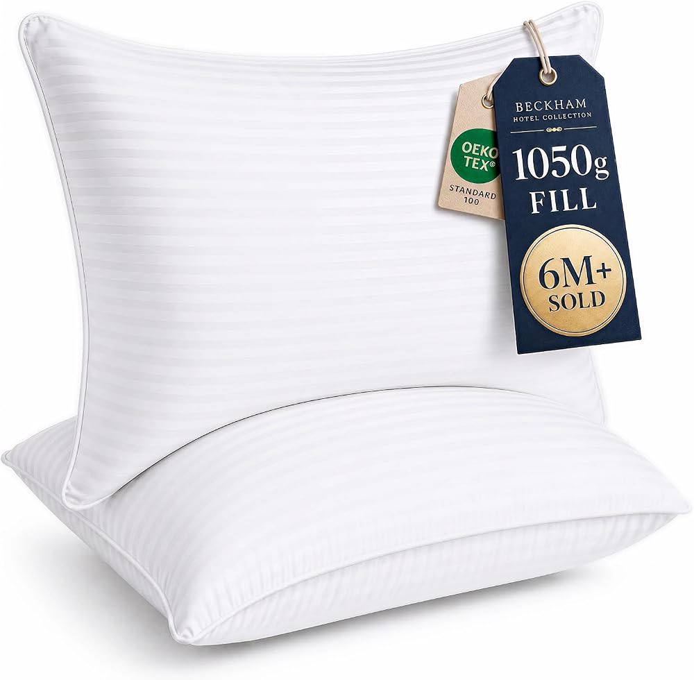 Almohada de gel de colección Beckham Hotel (paquete por 2). Almohada d