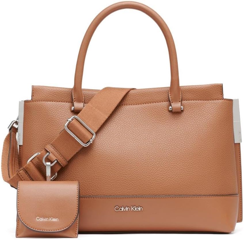Calvin Klein Women's Bianca Triple Compartment Satchel