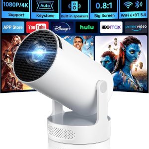 Mini proyector con WiFi 6 y BT 5.4, aplicaciones integradas 2026