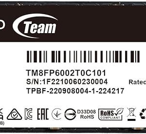 TEAMGROUP TM8FP6002T0C101 - Unidad de estado sólido SSD interna MP33 d