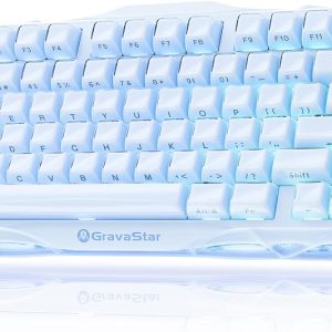 GravaStar Teclado mecánico inalámbrico para juegos Mercury K1 75% con